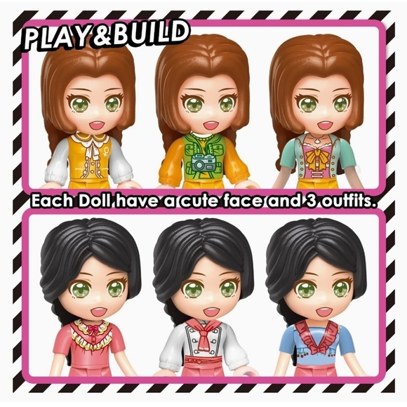 EDUCIRO Surprise Doll Photographer & Baker Theme (2Pack) with 34 Surprises - Picture 10 of 10